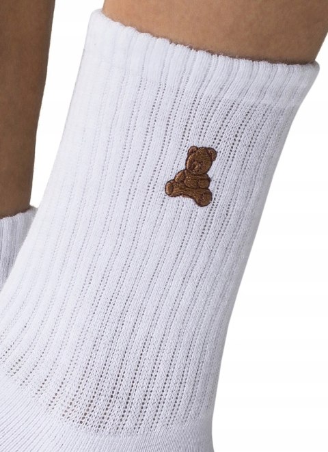 Skarpety sportowe skarpetki z MISIEM długie ATLANTIC MC-006 unisex - 36-38