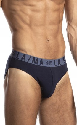 Slipy męskie BAWEŁNIANE 3-PAK dopasowane majtki LAMA 1047SD - XL