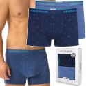 Bokserki męskie DŁUGIE 2-PAK majtki bawełniane HENDERSON 42248 JOY - XXL