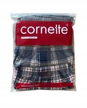 Bokserki męskie LUŹNE BAWEŁNIANE 3 WZORY CORNETTE COMFORT - XXL