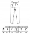 Eleganckie spodnie damskie WOSKOWANE imitujące SKÓRĘ skinny MORAJ - S/36