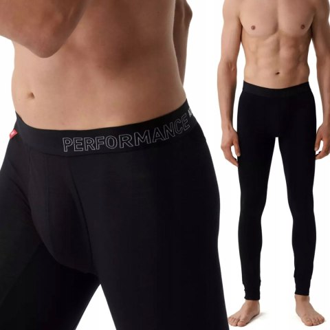 LEGGINSY sportowe MĘSKIE treningowe TERMO kalesony ATLANTIC BML-016 - L