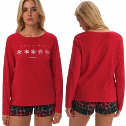 Piżama damska ŚWIĄTECZNA z długim rękawem prezent HENDERSON FELI - XL