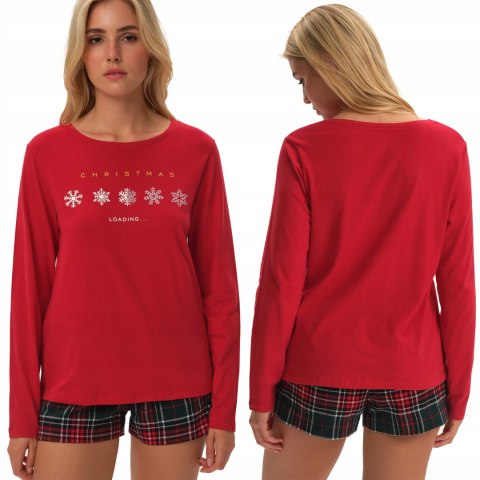 Piżama damska ŚWIĄTECZNA z długim rękawem prezent HENDERSON FELI - XL Piżama damska ŚWIĄTECZNA z długim rękawem prezent HENDERSON FELI - XL