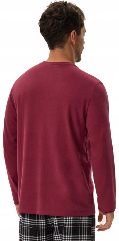 Piżama męska 100% BAWEŁNA z długim rękawem HENDERSON HONOR - XL Piżama męska 100% BAWEŁNA z długim rękawem HENDERSON HONOR - XL