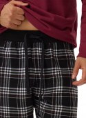 Piżama męska 100% BAWEŁNA z długim rękawem HENDERSON HONOR - XL