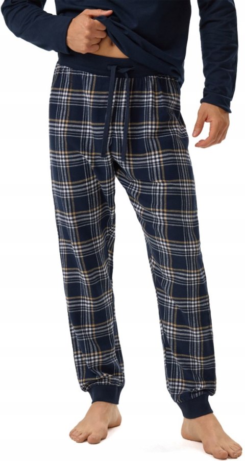 Piżama męska 100% BAWEŁNA z długim rękawem HENDERSON HONOR - XL Piżama męska 100% BAWEŁNA z długim rękawem HENDERSON HONOR - XL