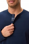 Piżama męska 100% BAWEŁNA z długim rękawem HENDERSON HONOR - XL