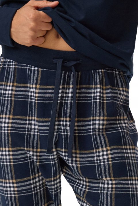 Piżama męska 100% BAWEŁNA z długim rękawem HENDERSON HONOR - XL Piżama męska 100% BAWEŁNA z długim rękawem HENDERSON HONOR - XL