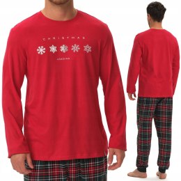 Piżama męska ŚWIĄTECZNA z długim rękawem PREZENT HENDERSON HONEST - XL