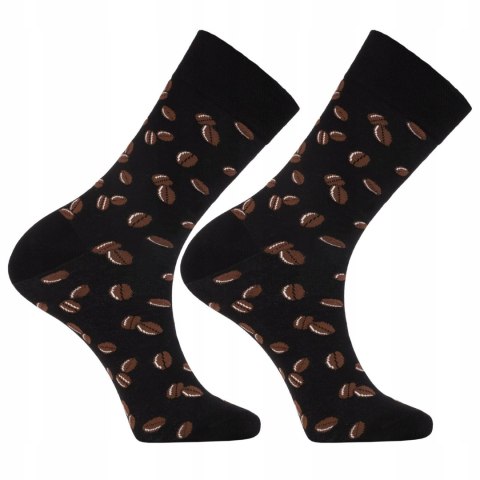 Skarpety męskie 3 WZORY kolorowe długie na PREZENT MORAJ - 43-45