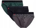 Slipy męskie BAWEŁNIANE 3 PARY dopasowane ATLANTIC 3MP-161 - XL Slipy męskie BAWEŁNIANE 3 PARY dopasowane ATLANTIC 3MP-161 - XL