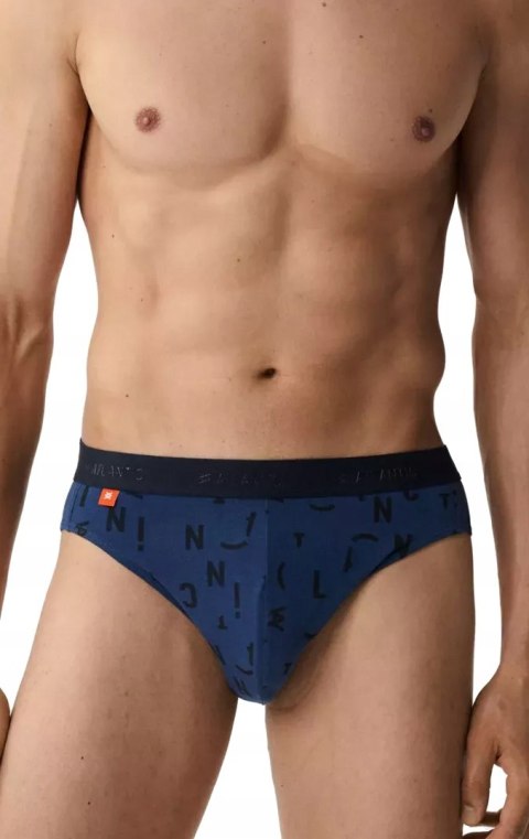 Slipy męskie BAWEŁNIANE 3 PARY dopasowane ATLANTIC 3MP-161 - XL Slipy męskie BAWEŁNIANE 3 PARY dopasowane ATLANTIC 3MP-161 - XL