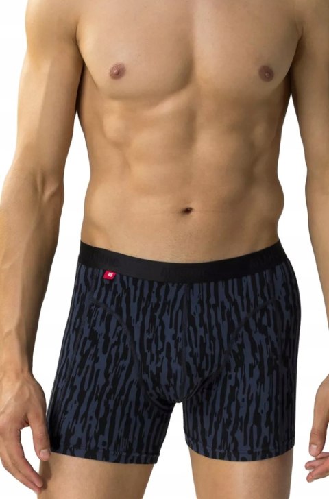 Bokserki męskie bawełniane 2 PARY długie nogawki ATLANTIC 2MH-175 - M