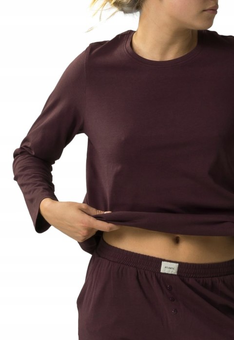 Piżama damska 100% BAWEŁNA z długim rękawem ATLANTIC NLP-479 - XXL