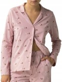 Piżama damska w misie 100% BAWEŁNA z długim rękawem ATLANTIC NLP-484 - XXL