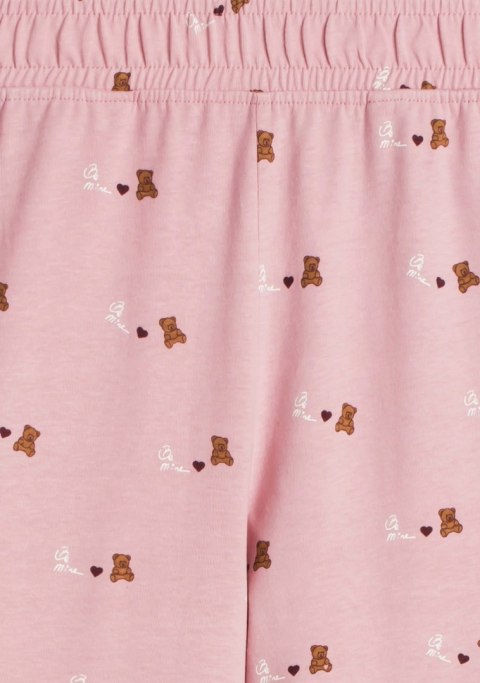 Piżama damska w misie 100% BAWEŁNA z długim rękawem ATLANTIC NLP-484 - XL