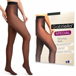 Rajstopy wyszczuplające prześwitujące GABRIELLA SECOND SKIN 50DEN - 4/5