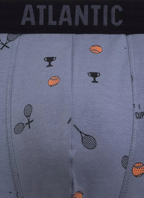 Slipy męskie BAWEŁNIANE 3 PARY dopasowane ATLANTIC 3MP-171 - M