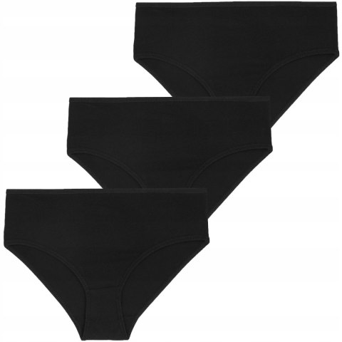 3x Klasyczne Figi damskie Majtki MORAJ bawełniane 3-PAK - XL