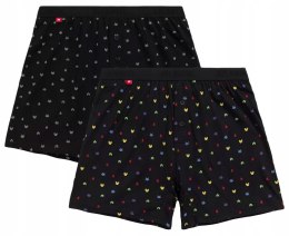 Bokserki męskie 100% BAWEŁNA luźne 2 PARY ATLANTIC 2MBX-055 - XXL