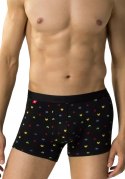 Bokserki męskie BAWEŁNIANE 3 PARY dopasowane ATLANTIC 3MH-054 - XXL