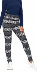 Legginsy damskie NORWESKIE OCIEPLANE z wysokim stanem MORAJ - S/M