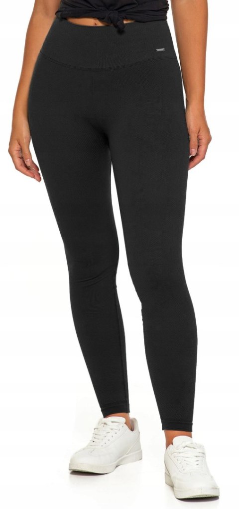 Legginsy damskie SPORTOWE z wysokim stanem na trening MORAJ - L/XL Legginsy damskie SPORTOWE z wysokim stanem na trening MORAJ - L/XL