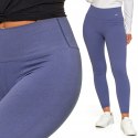 Legginsy damskie SPORTOWE z wysokim stanem na trening MORAJ - S/M