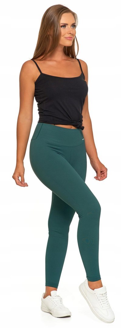 Legginsy damskie SPORTOWE z wysokim stanem na trening MORAJ - S/M Legginsy damskie SPORTOWE z wysokim stanem na trening MORAJ - S/M