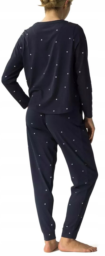 Piżama damska w serca 100% BAWEŁNA z długim rękawem ATLANTIC NLP-481 - XXL