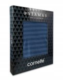 Piżama męska bawełniana w paski długi rękaw CORNETTE LOOSE 117/278 - M