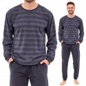 Piżama męska bawełniana w paski długi rękaw CORNETTE LOOSE 117/280 - XL