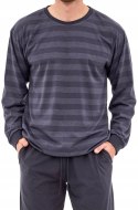 Piżama męska bawełniana w paski długi rękaw CORNETTE LOOSE 117/280 - XL
