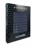 Piżama męska bawełniana w paski długi rękaw CORNETTE LOOSE 117/280 - M