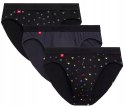 Slipy męskie BAWEŁNIANE 3 PARY dopasowane ATLANTIC 3MP-175 - XXL Slipy męskie BAWEŁNIANE 3 PARY dopasowane ATLANTIC 3MP-175 - XXL