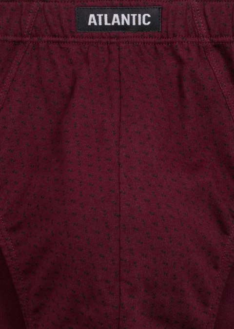 Slipy męskie BAWEŁNIANE 3 PARY dopasowane ATLANTIC 3MP-179 - L