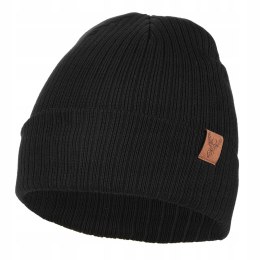 CZAPKA damska jesienna zimowa typu beanie w PRĄŻEK MORAJ r. uniwersalny