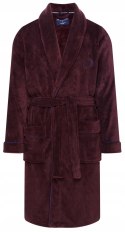 Elegancki szlafrok męski z KOŁNIERZEM wiązany w pasie HENDERSON HUSTLE - XL
