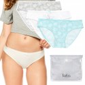 Figi damskie bikini majtki 3-pak HENDERSON LADIES MI-MI WZORY - M