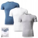 Koszulka męska bawełniana zestaw 3-PAK T-shirt MORAJ BASIC - 3XL