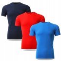 Koszulka męska bawełniana zestaw 3-PAK T-shirt MORAJ BASIC - XXL
