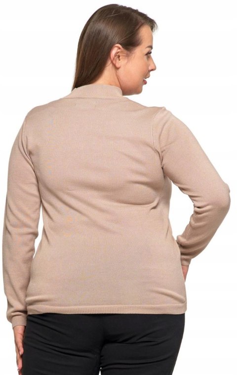 Modny sweterek damski z PÓŁGOLFEM wiskozowy dopasowany MORAJ - 3XL Modny sweterek damski z PÓŁGOLFEM wiskozowy dopasowany MORAJ - 3XL