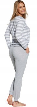 Piżama damska bawełniana DRESOWA długa CORNETTE MOLLY 634/30 - XXL