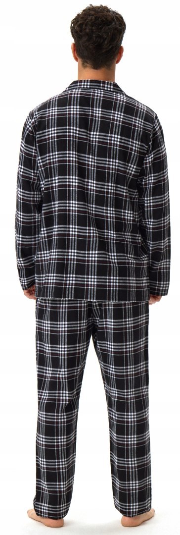 Piżama męska 100% BAWEŁNA z długim rękawem HENDERSON HONOR - XL Piżama męska 100% BAWEŁNA z długim rękawem HENDERSON HONOR - XL