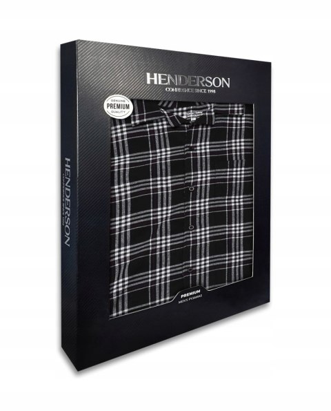 Piżama męska 100% BAWEŁNA z długim rękawem HENDERSON HONOR - XL Piżama męska 100% BAWEŁNA z długim rękawem HENDERSON HONOR - XL