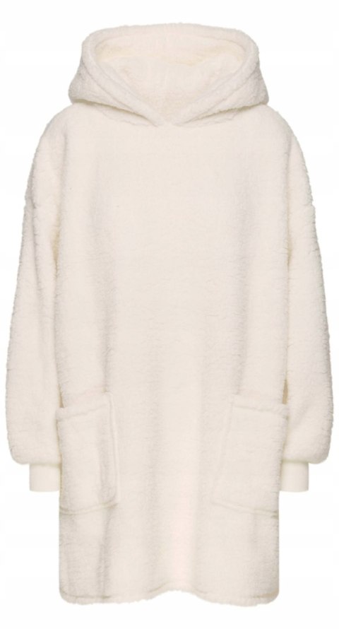 Pluszowa bluza OVERSIZE z KAPTUREM ciepła długa HENDERSON FUNE - L/XL Pluszowa bluza OVERSIZE z KAPTUREM ciepła długa HENDERSON FUNE - L/XL