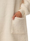 Pluszowa bluza OVERSIZE z KAPTUREM ciepła długa HENDERSON FUNE - S/M