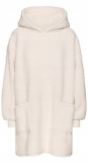 Pluszowa bluza OVERSIZE z KAPTUREM ciepła długa HENDERSON FUNE - S/M