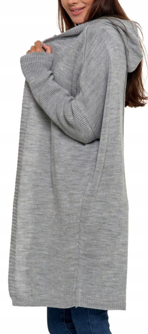 Sweter damski oversize KARDIGAN z KAPTUREM elegancki luźny długi MORAJ Sweter damski oversize KARDIGAN z KAPTUREM elegancki luźny długi MORAJ